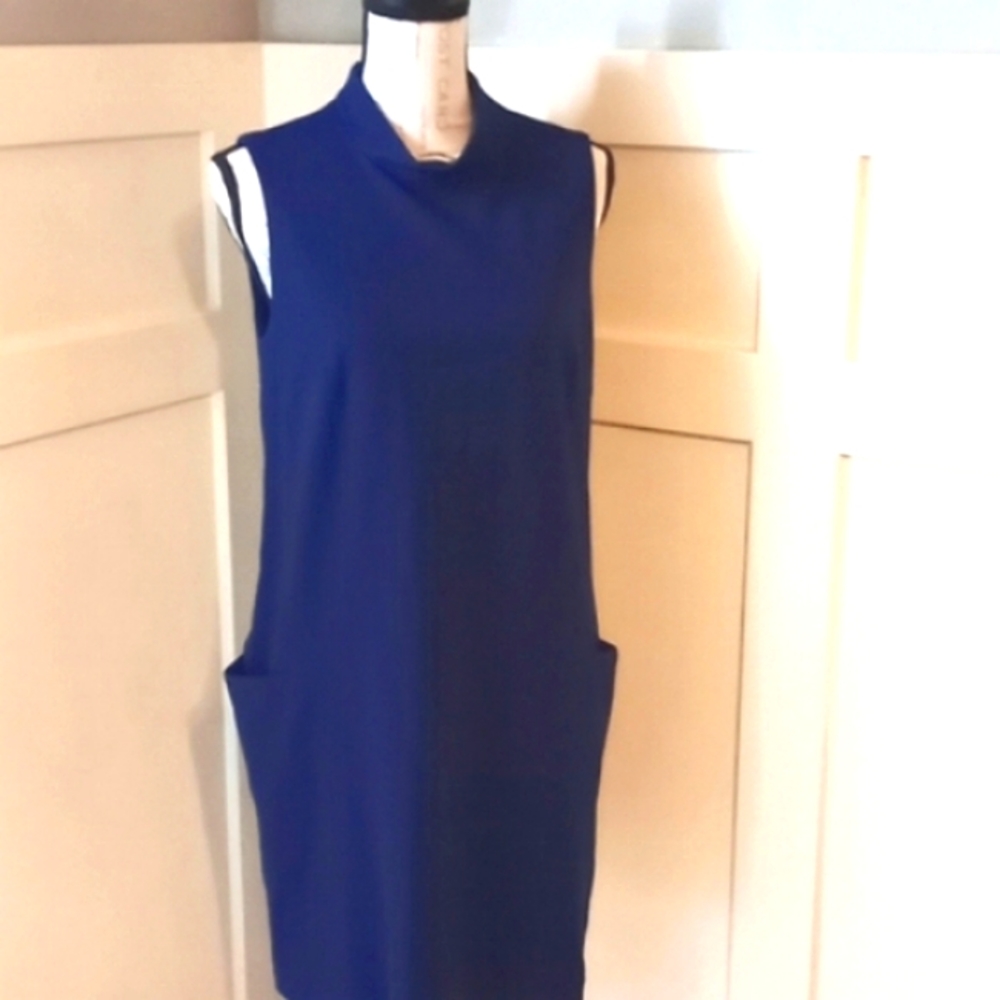 Retro Betsey Johnson Blue Sheath Dress